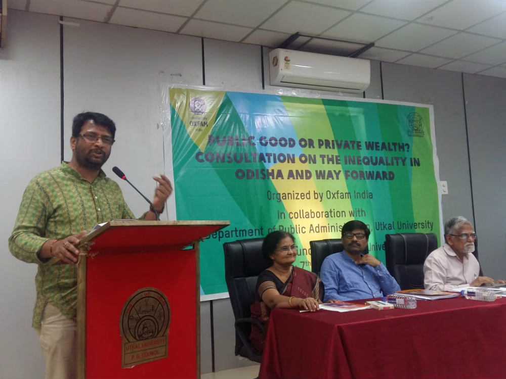 Utkal University students attend session on fighting inequality in india 