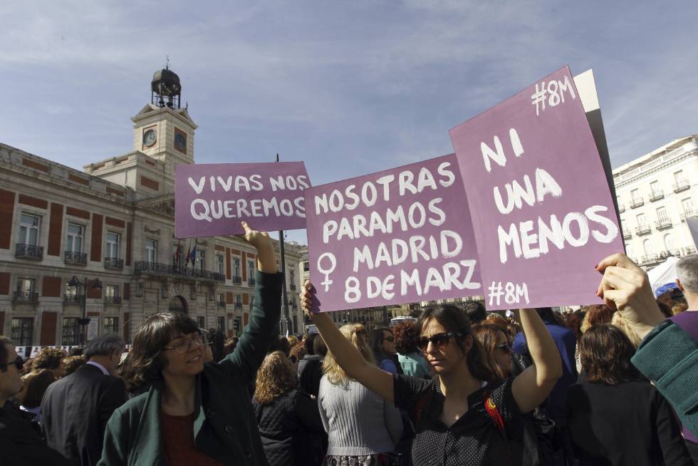 spain women protest