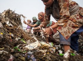 Those who work at landfills, or operate in dumpsters and other informal spaces, have been rendered entirely jobless due to the lockdown