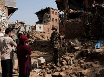 Desperation creeping in, people in Nepal wait for aid