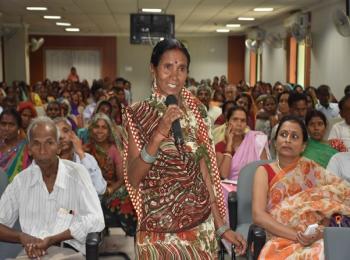 Women farmers come together for state level meet in Bihar to discuss land rights