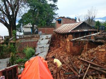 Oxfam has reached Gorkha district in Nepal