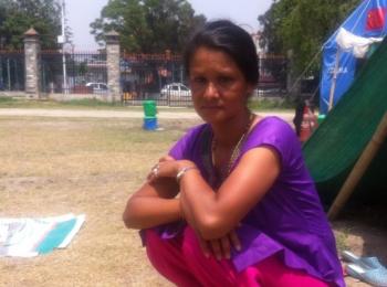 Monsoon preview in Kathmandu blows away shelters in relief camp