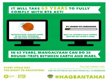 How can India send a spaceship to Mars but not educate its children?