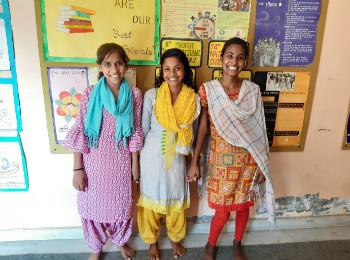 Gudiya with her two friends