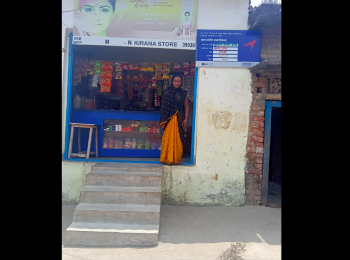 Munni Devi's shop after the intervention