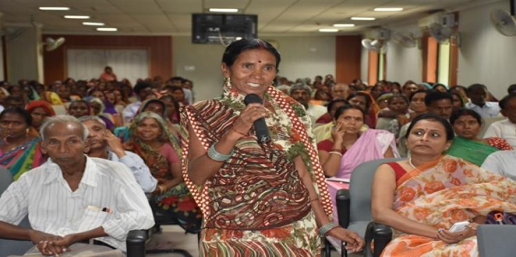 Women farmers come together for state level meet in Bihar to discuss land rights 