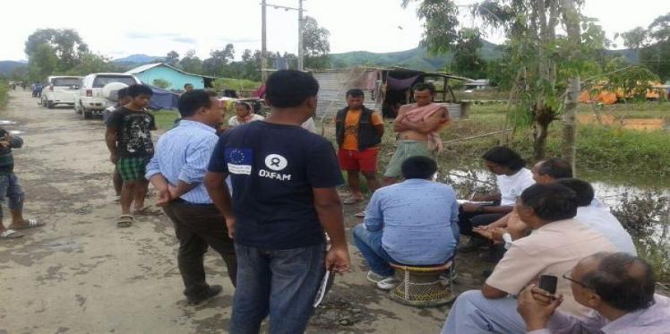 Oxfam is responding to the floods in Manipur and Gujarat