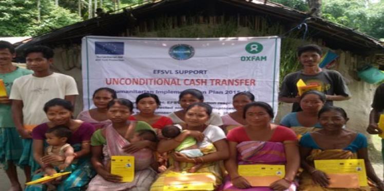 Take a look why Oxfam is providing cash support to families in violence affected Assam