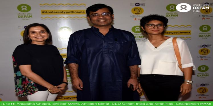 Oxfam India and JIO MAMI Mumbai Film Festival