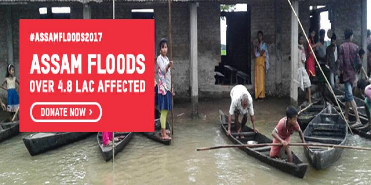 Oxfam is responding in Assam Floods 2017