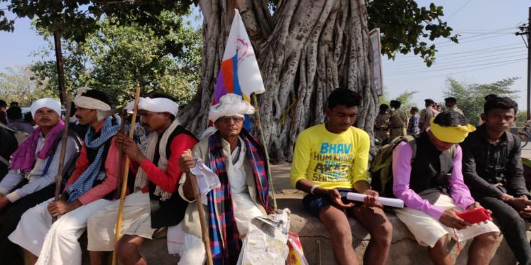 #VanSwarajAndolan at Raipur for the rights of Adivasis & forest dwellers