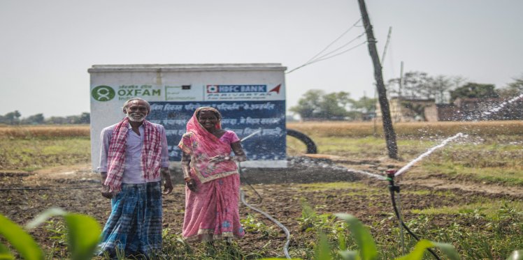 Sujanti and Vinod Kumar | Sprinklers For Nalanda Farmers Ushers Improved Yields 