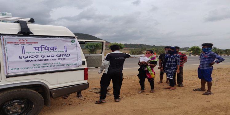 Distribution through Project Pathik continued even as the threat of Cyclone Amphan loomed large