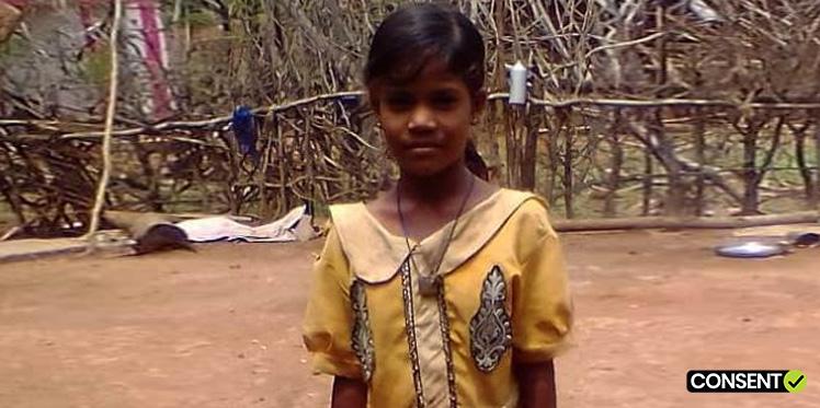 10 year old Devyani in Oxfam India's intervention area in Kabirdham district in Chhattisgarh