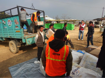 Update: Oxfam to Provide Shelter to 300 Households Hit by The Manipur Earthquake
