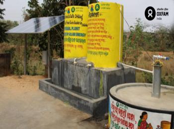 Oxfam India Builds Water Solution in Disaster Prone Areas 