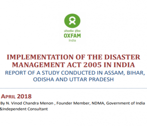  Disaster Management Act 2005 in India